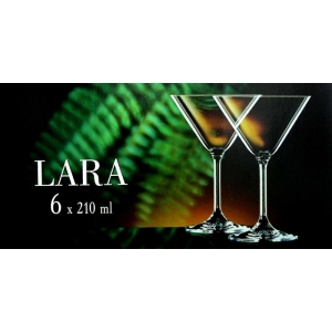 Crystalex Lara 126937 Sklenice na koktejl 210 ml 6 ks