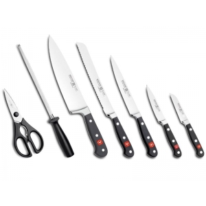 Wüsthof Classic Blok s noži tmavý 7dílů