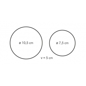Tescoma GrandChef 428720 Formičky pro tvarování pokrmů 2 ks