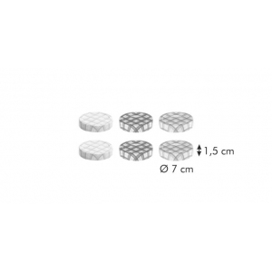 Tescoma Della Casa 895120 Víčka pro sklenice 125 a 200 ml 6 ks