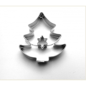 Smolík 918 Formička vykrajovací jedle s hvězdičkou ve středu 4,5 cm