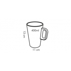 Tescoma Hrnek na kávu latte Gustito 400ml 386446