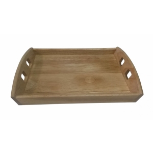 Podnos obdélníkový z kaučukového dřeva 28,5x18,5 cm