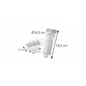 Tescoma Della Casa 643144 Dávkovač na máslo a pomazánky se 4 tryskami