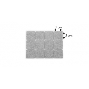Tescoma Presto 420857 Samolepicí podložky pod nábytek 30x30 mm 24 ks