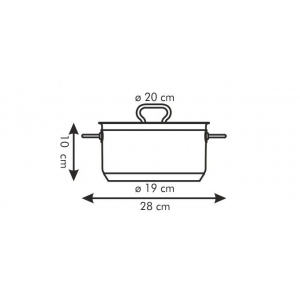 Kastrol Home Profi s poklicí 20cm/3,0l Tescoma 774220