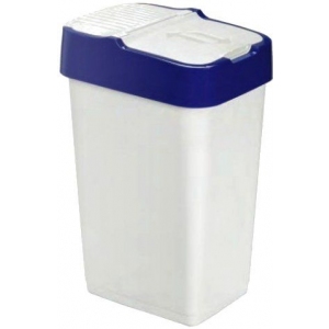 Odpadkový koš Pushup 35 l bílá