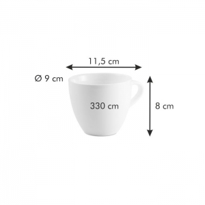 Tescoma All Fit One 387564 Šálek na čaj Belly 330 ml