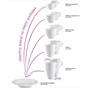 Tescoma All Fit One 387566 Hrnek Belly 400 ml