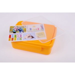 Zdravá sváča Svačinový box komplet žlutá