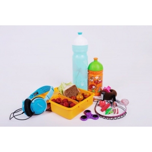 Zdravá sváča Svačinový box komplet žlutá