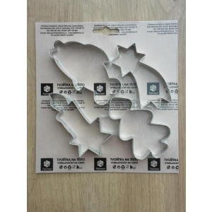 Sada vánočních vykrajovátek 4 ks