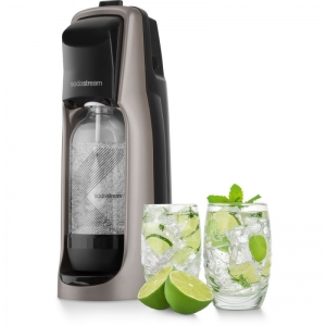 SodaStream 42003083 Výrobník sodové vody Jet Premium Titan + 2 sklenice