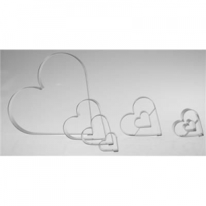 Sada vykrajovátek Valentýn II 6 ks