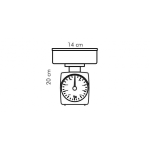 Kuchyňská mechanická váha Accura 2kg Tescoma 634522