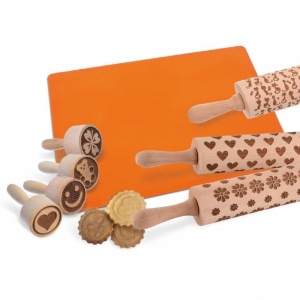 Orion 141245 Váleček dřevo vzorek 20/38 cm