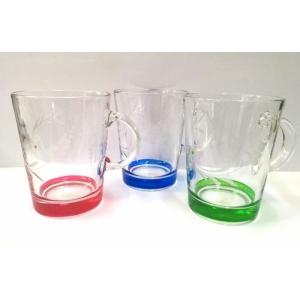 Skleněný hrnek MAX XL dekor 350 mll