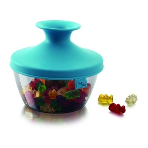 Vzduchotěsná dóza VacuVin PopSome, modrá