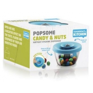 Vzduchotěsná dóza VacuVin PopSome, modrá