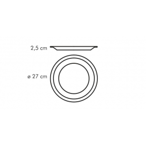 Mělký talíř Gustito 27cm
