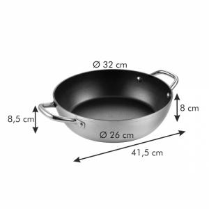 Pánev hluboká GrandCHEF ø 32 cm, 2 úchyty