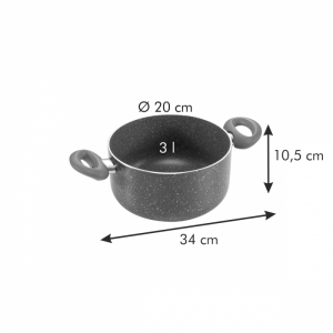 Kastrol MANICO ROSSO ø 20 cm, 3.0 l