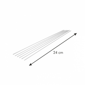 FANCY HOME tyčinky do vonných difuzérů, bílá