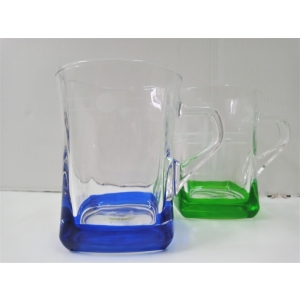 Skleněný hrnek GEO dekor 250 ml