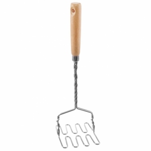 Mačkadlo nerez/dřevo