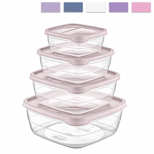 Dóza UH TREND čtverec 4 ks ASS