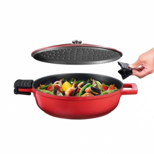 Pánev hluboká s poklicí BORDEAUX ø 28 cm