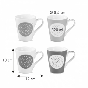 Hrnek myCOFFEE, 4 ks, Sugar