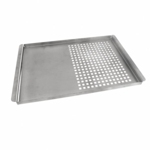Grilovací nerezový plech 40 x 26 x 1,5 cm