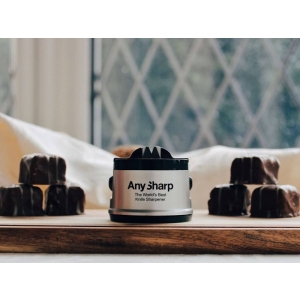 Brousek na nože AnySharp stříbrný
