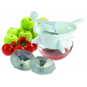 Pasírovač plastový se dvěma nerezovými kotouči