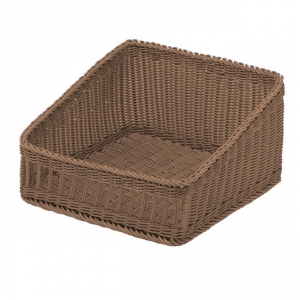 Koš prezentační 30 x 50 x 16-27 cm - béžový