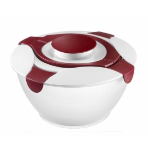 Mísa na salát s nádobou na dresing červená 6,5 l