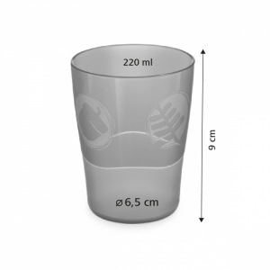 Pohárky DINO 220 ml, 4 ks