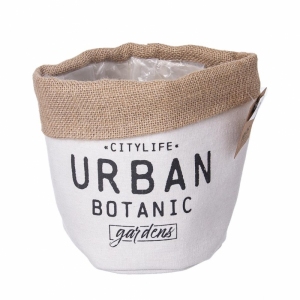 OBAL NA KVĚTINÁČ JUTA/UH/LÁTKA POT PR. 15 CM