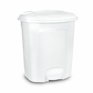 Koš odp. UH s pedálem 5,5 l bílá