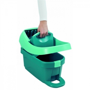 Leifheit 55076 Vědro s nášlapným ždímáním PROFI s integrovanými kolečky 8l