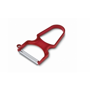 Škrabka Rapid s rovným ostřím plastová červená