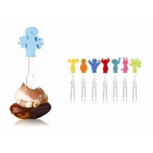 VacuVin vidlička Party 8 ks