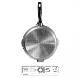 Pánev s mramorovým povrchem a s poklicí 24 cm