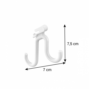 Háčky na šaty k ramínkům FANCY HOME, 6 ks