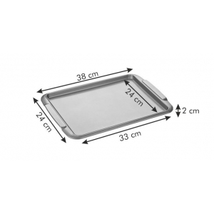Plech na pečení DELÍCIA GOLD 38x26 cm, Tescoma (623510)
