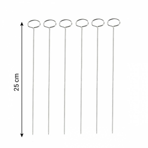 Jehla na špíz PRESTO 25 cm, 6 ks
