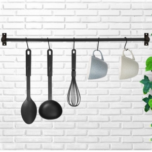 TYČ ZÁVĚSNÁ KOV+5 HÁČKŮ RADKA 78,5 CM