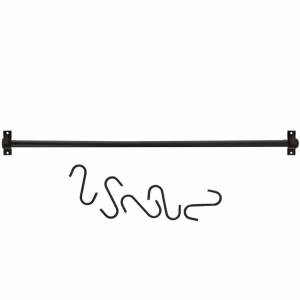 TYČ ZÁVĚSNÁ KOV+5 HÁČKŮ RADKA 78,5 CM