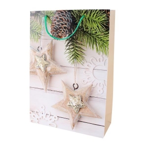 TAŠKA VÁNOČNÍ PAPÍROVÁ 44x31x12CM